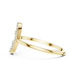 Gold Ring DR-6316, Yellow Gold, view 3
