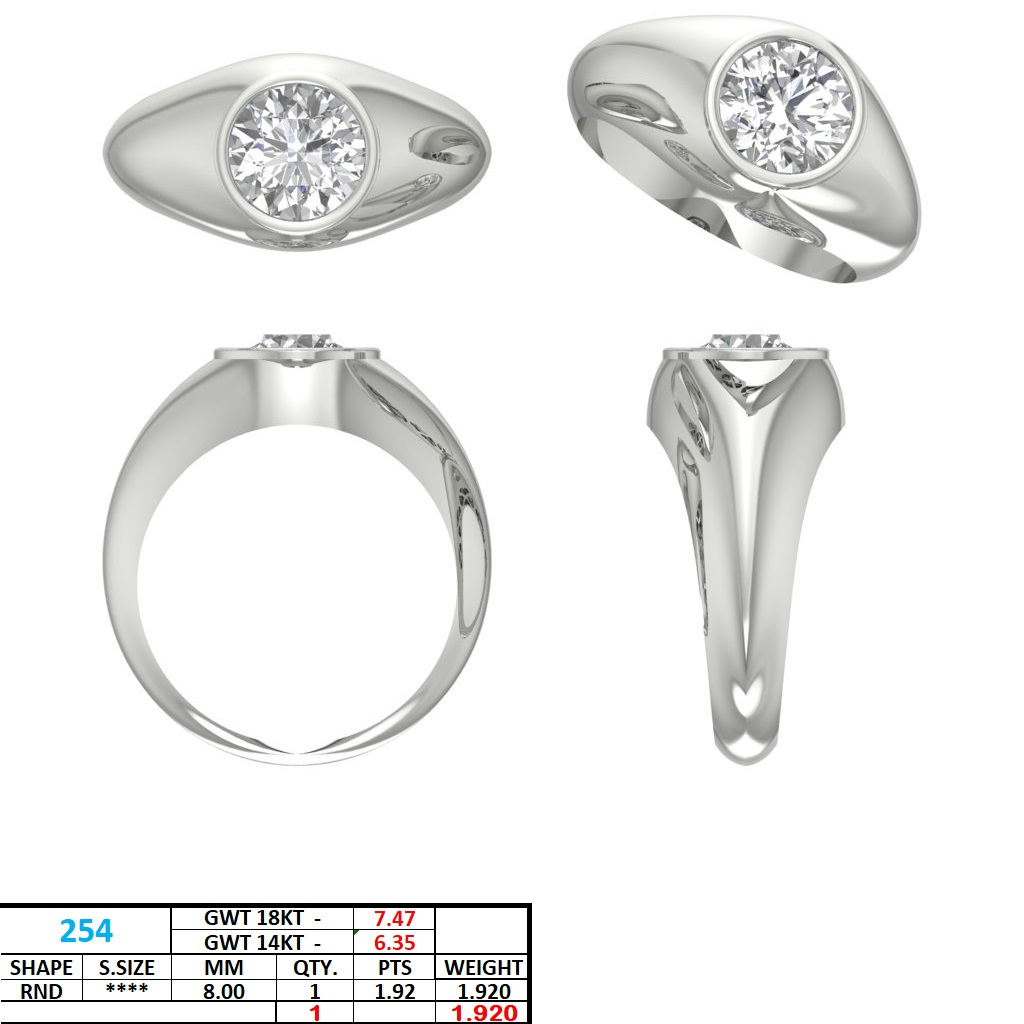 Gold Men's Ring GGR-0016, Yellow Gold, view 50