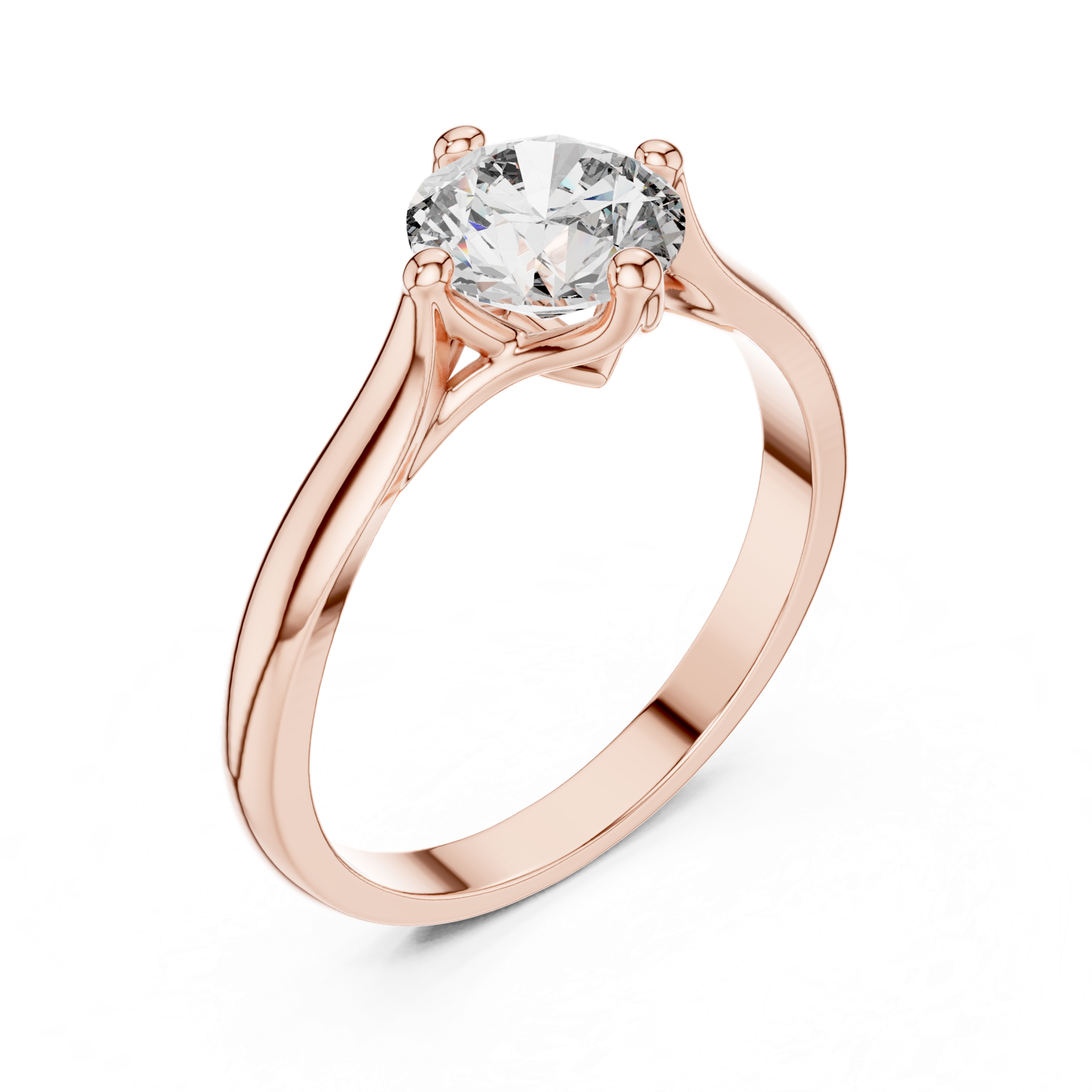 Gold Ring 00001L (12), Rose Gold, view 2