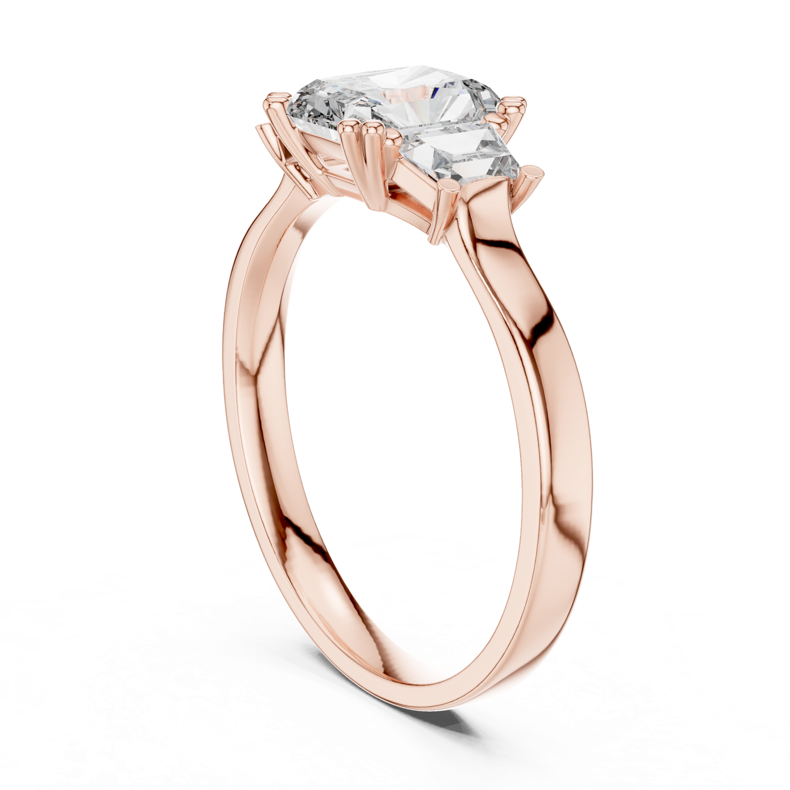 Gold Ring 00001L (18), Rose Gold, view 1