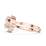 Gold Ring DDLR-809, Rose Gold, view 3