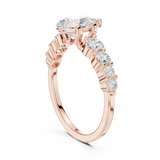 Gold Ring DDLR-1090, Rose Gold, view 1