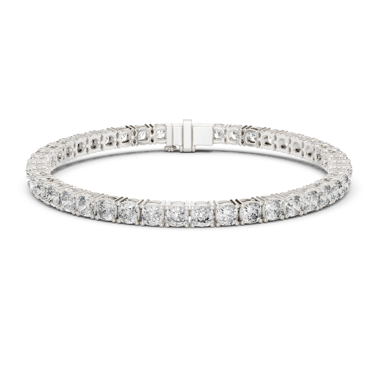 Gold Bracelet GLBR-0012, White Gold