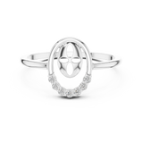 Gold Ring DR-6221, White Gold