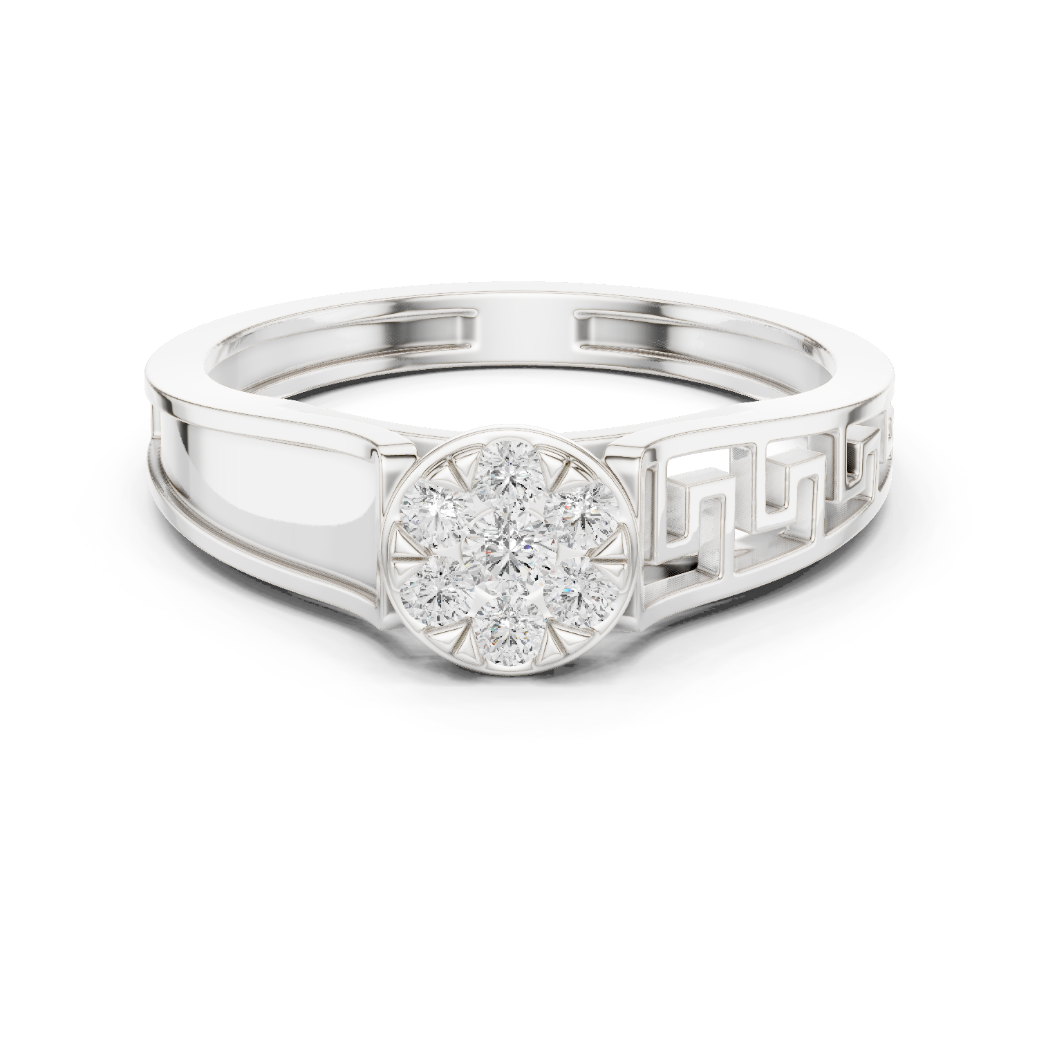 Gold Ring DDLR-825, White Gold