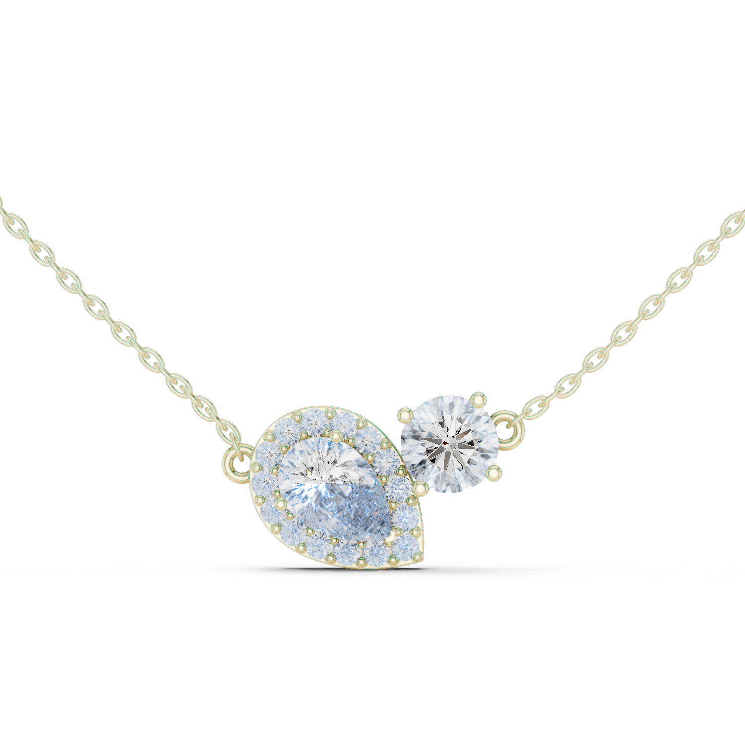 Gold Pendant GPD-0019, Yellow Gold