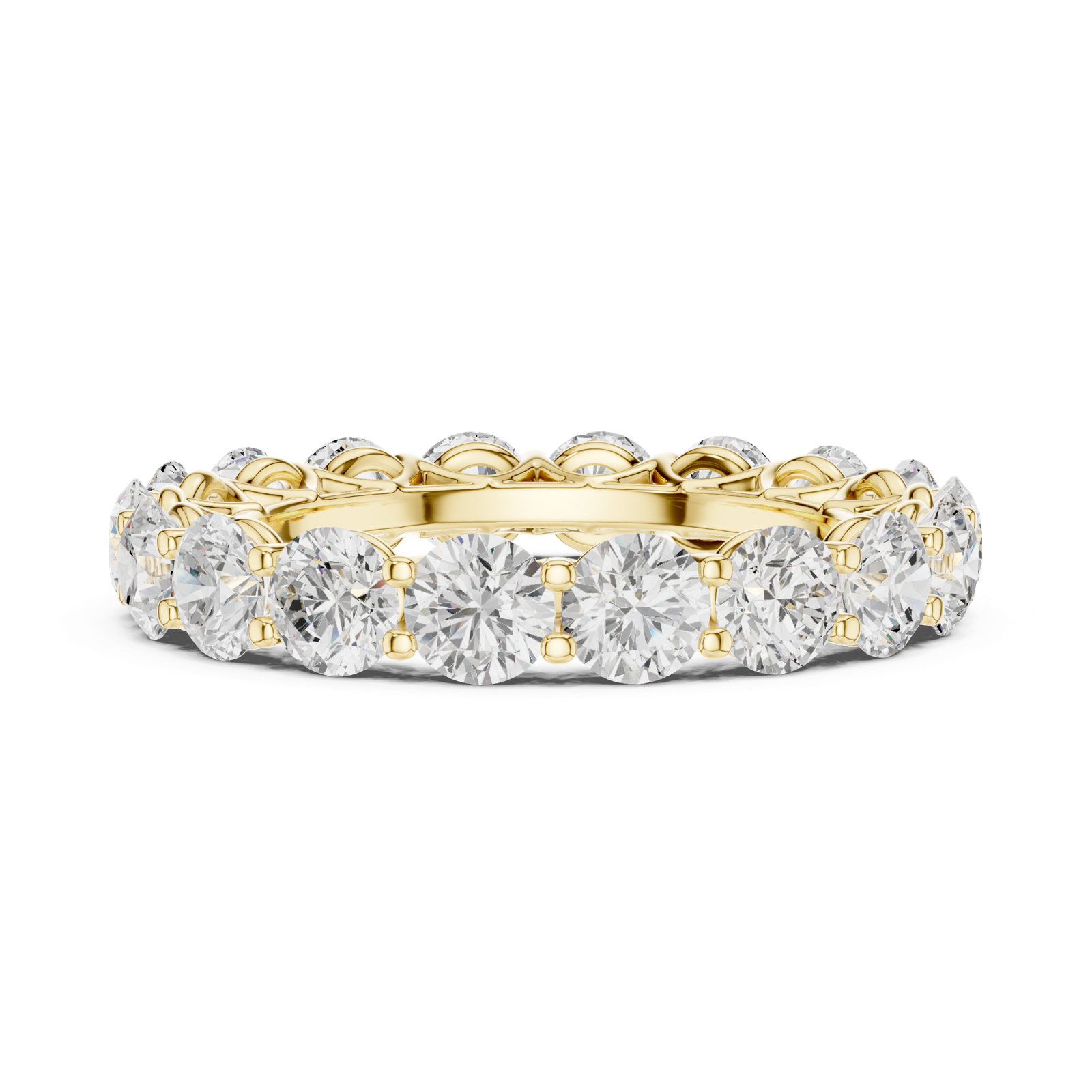 Gold Ring DDLR-675, Yellow Gold, view 3