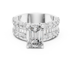 Gold Ring DDLR-199, White Gold, view 4