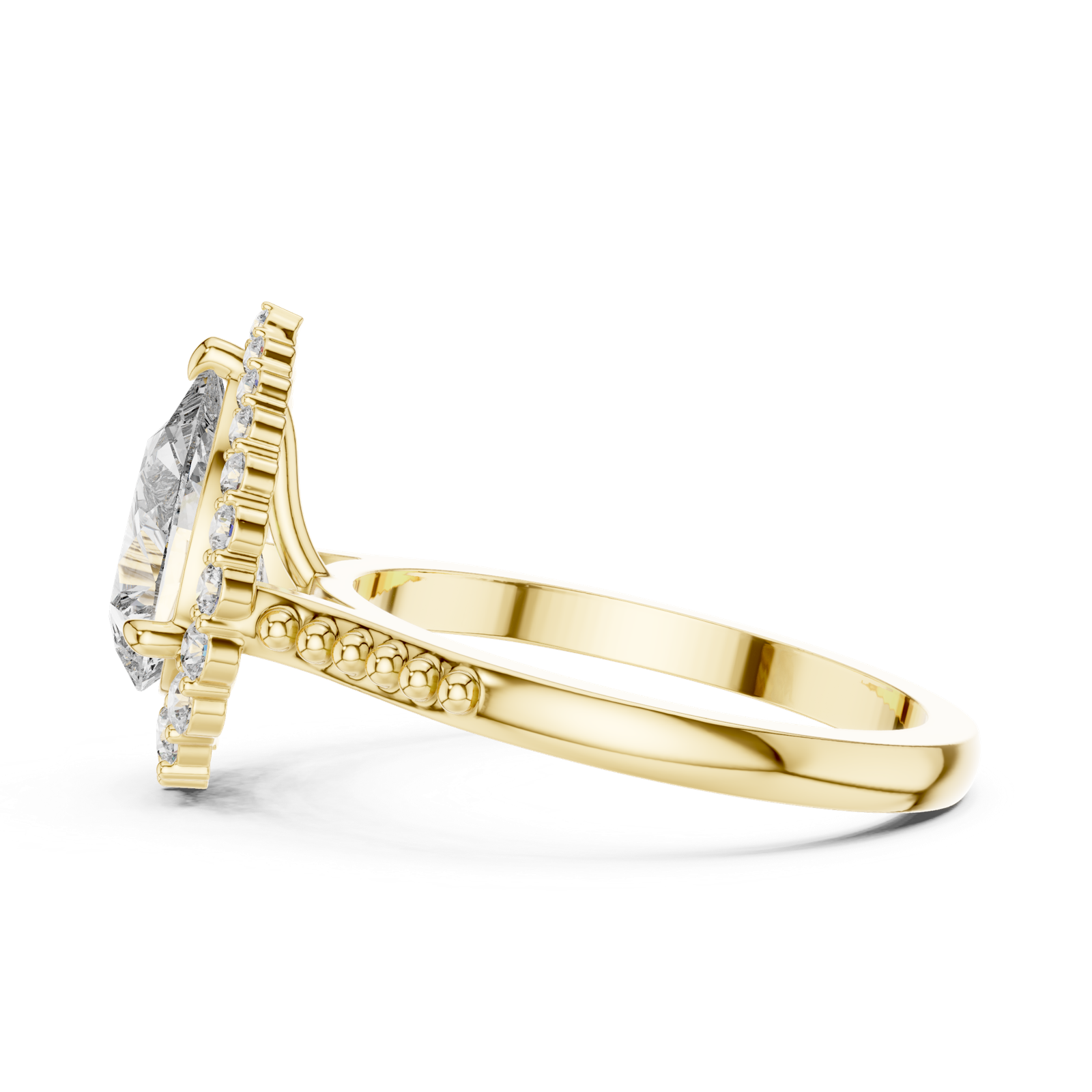 Gold Pendant 9-10028L_29, Yellow Gold, view 3