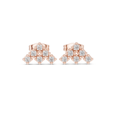 Gold Earrings 9-10065E, Rose Gold