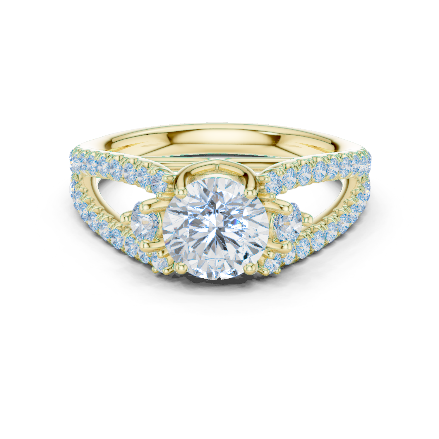 Gold Ring DDLR-682, Yellow Gold