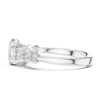 Gold Ring DDLR-704, White Gold, view 3