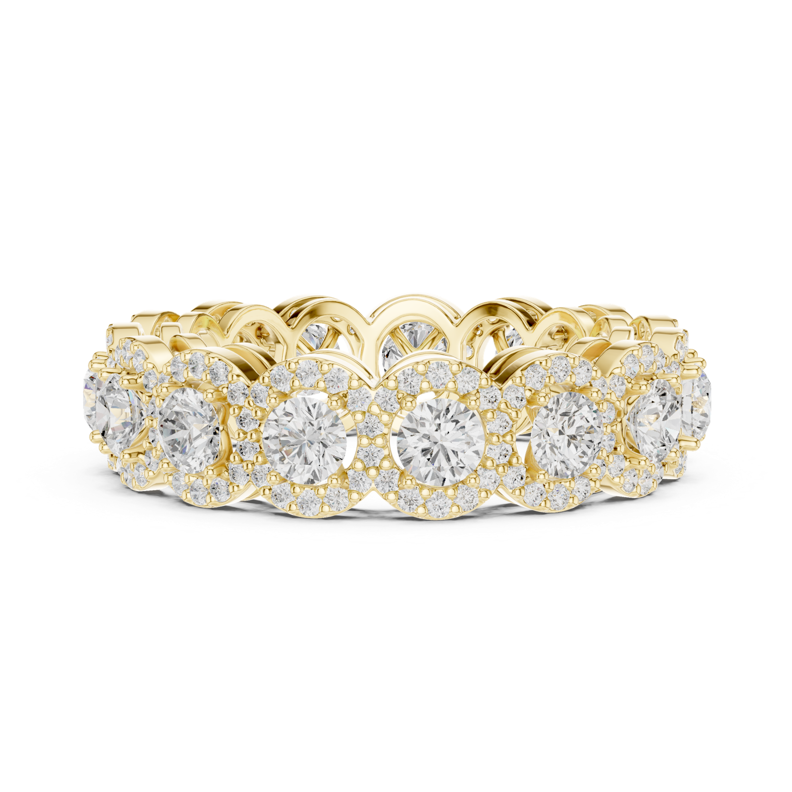 Gold Ring DDLR-764, Yellow Gold, view 3