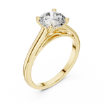 Gold Ring DDLR-159, Yellow Gold, view 2