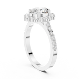 Gold Ring DDLR-351, White Gold, view 1