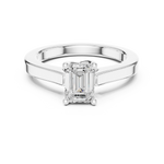 Gold Ring DDLR-1070, White Gold, view 4