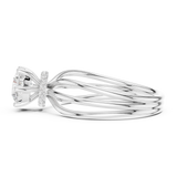 Gold Ring DDLR-771, White Gold, view 3