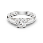 Gold Ring DDLR-815, White Gold