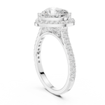 Gold Ring DDLR-432, White Gold, view 1