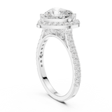 Gold Ring DDLR-432, White Gold, view 1