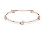 14K Solid Gold Lab Diamond Bracelet, Rose Gold