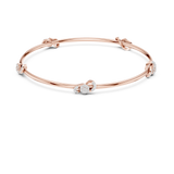 14K Solid Gold Lab Diamond Bracelet, Rose Gold