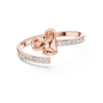 Gold Ring 1 (251), Rose Gold, view 4