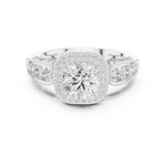 Gold Ring DDLR-776, White Gold, view 4