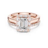 Gold Ring DDLR-303, Rose Gold, view 4
