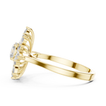 Gold Ring ALR-65, Yellow Gold, view 3