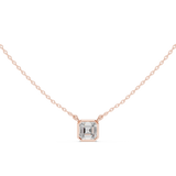 Gold Jewelry, Asscher center stone, Rose Gold, view 4