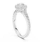 Gold Ring LR-0239, White Gold
