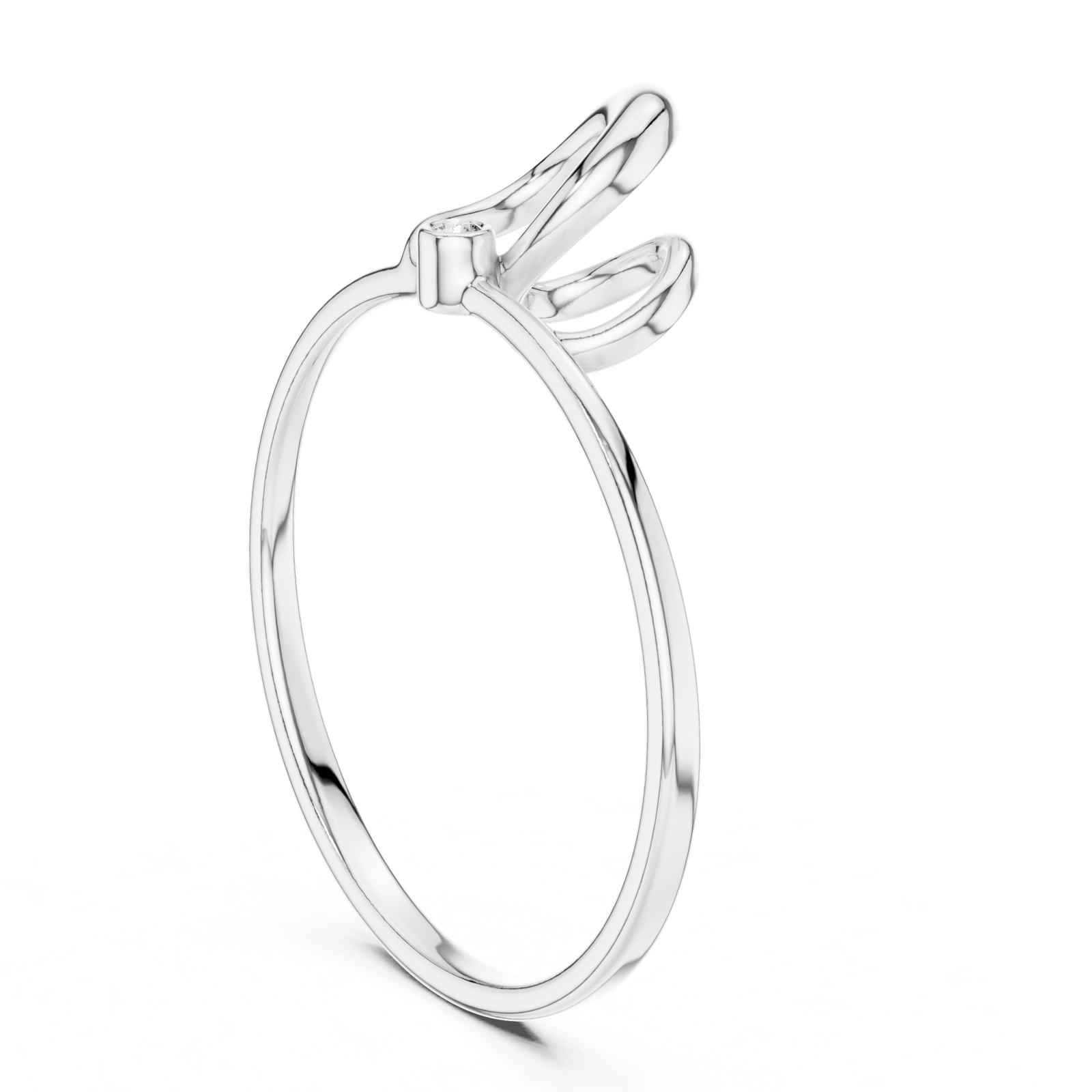 Gold Ring 1 (190), White Gold