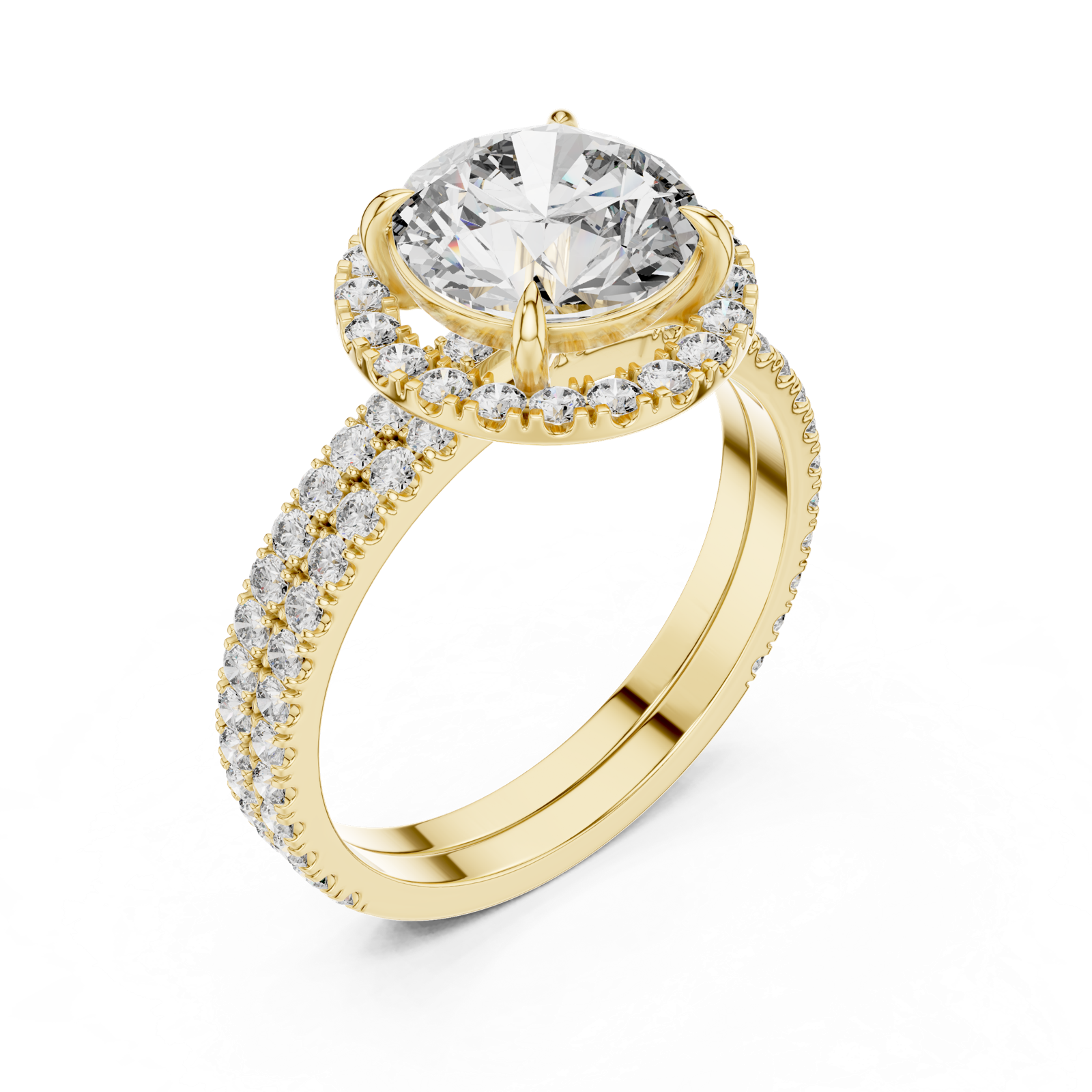 Gold Ring DDLR-006, Yellow Gold, view 2