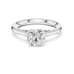 Gold Ring DDLR-549, White Gold, view 4
