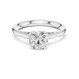 Gold Ring DDLR-549, White Gold, view 4