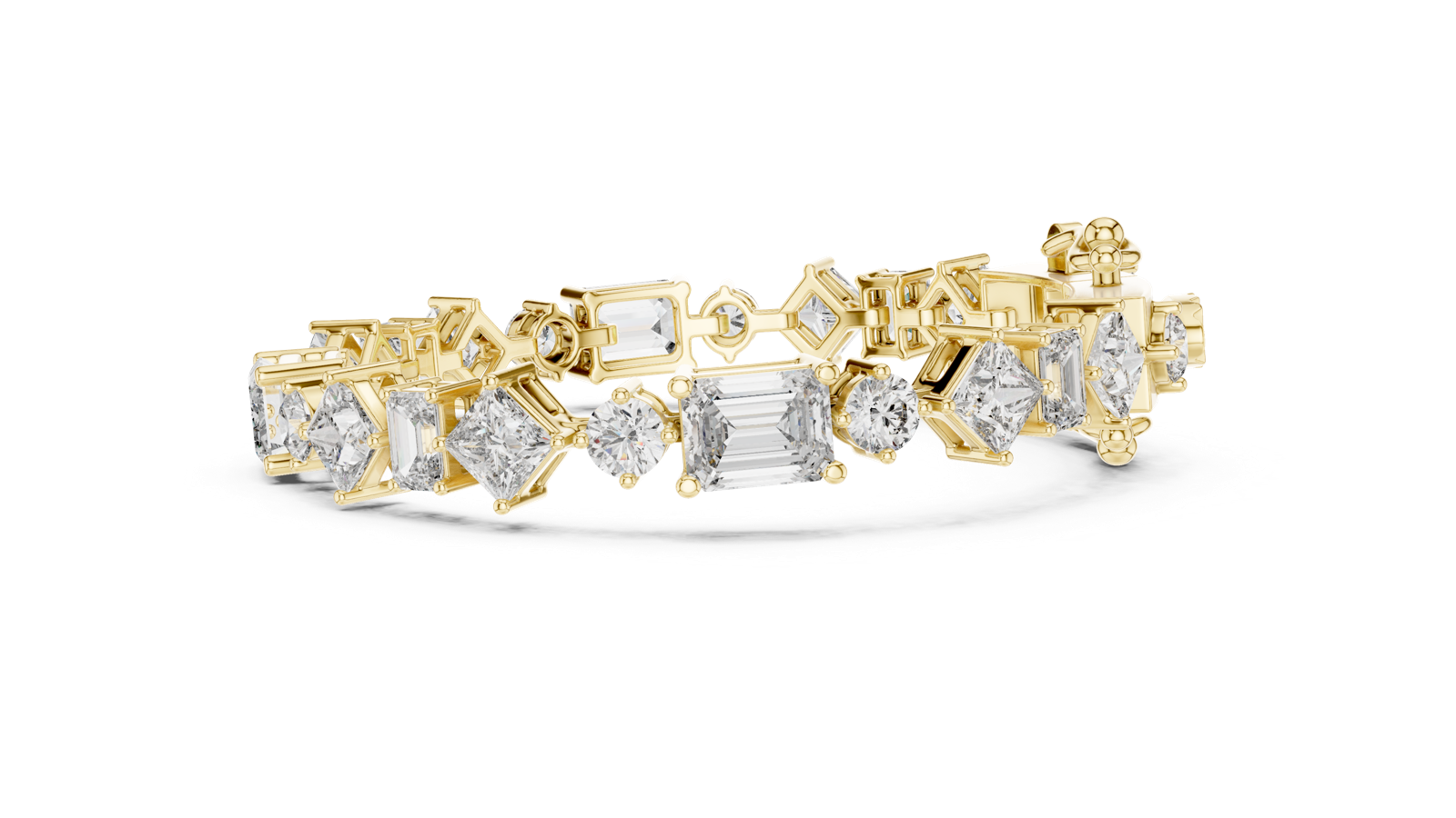 Gold Bracelet GLBR-0030, Yellow Gold, view 3
