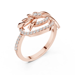 Gold Ring LR-01 (86), Rose Gold, view 2