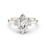 Gold Ring DDLR-870, White Gold