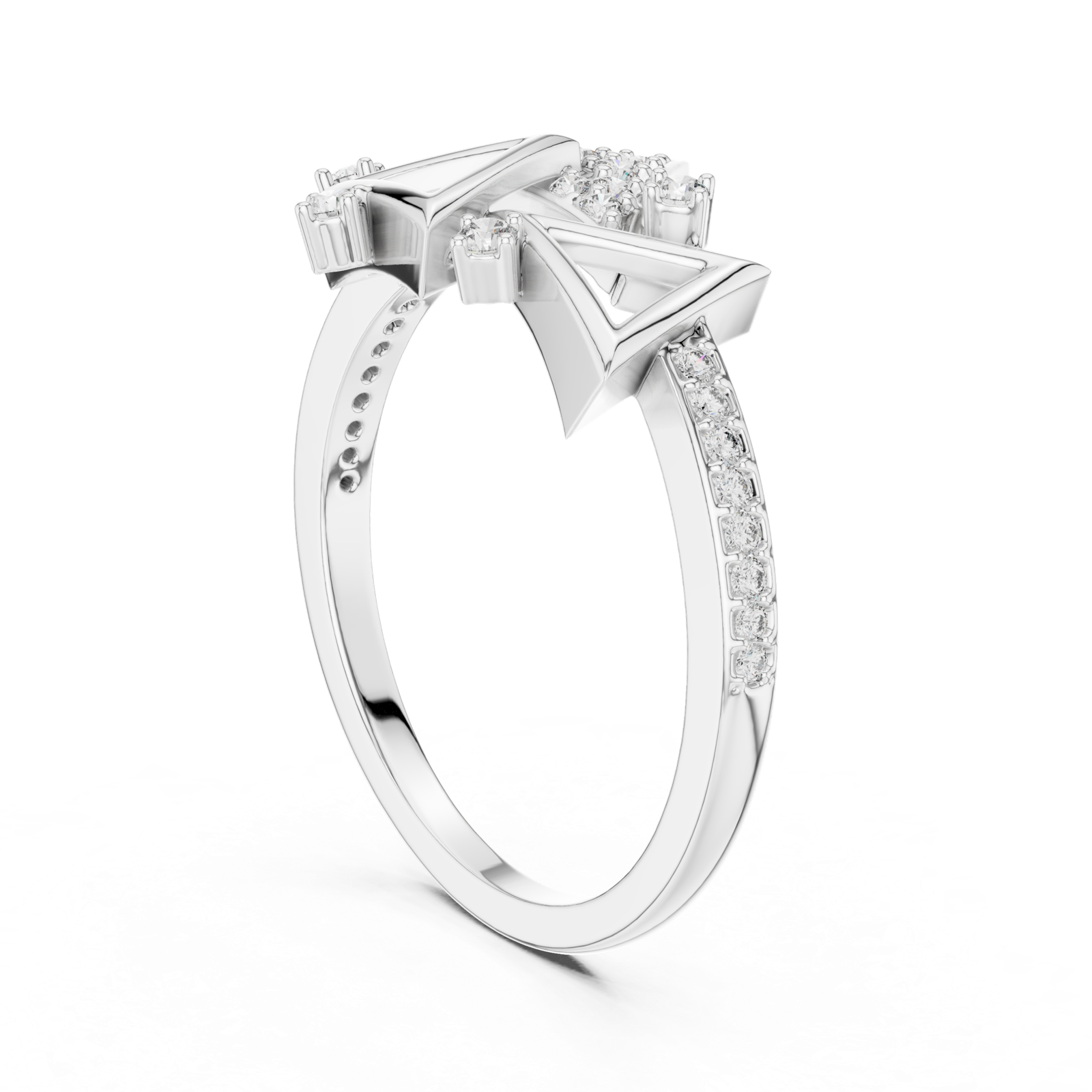 Gold Ring LR-01 (1), White Gold