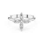 Gold Ring HLR-94, White Gold