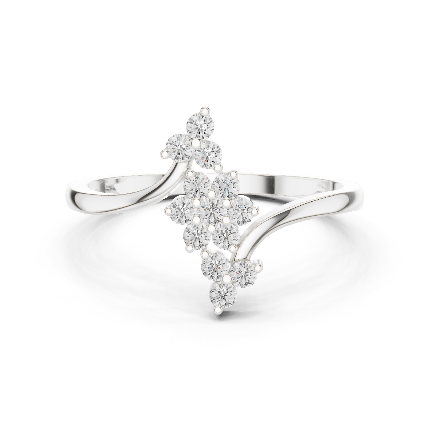 Gold Ring DDLR-742, White Gold