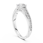 Gold Ring LR-0309, White Gold
