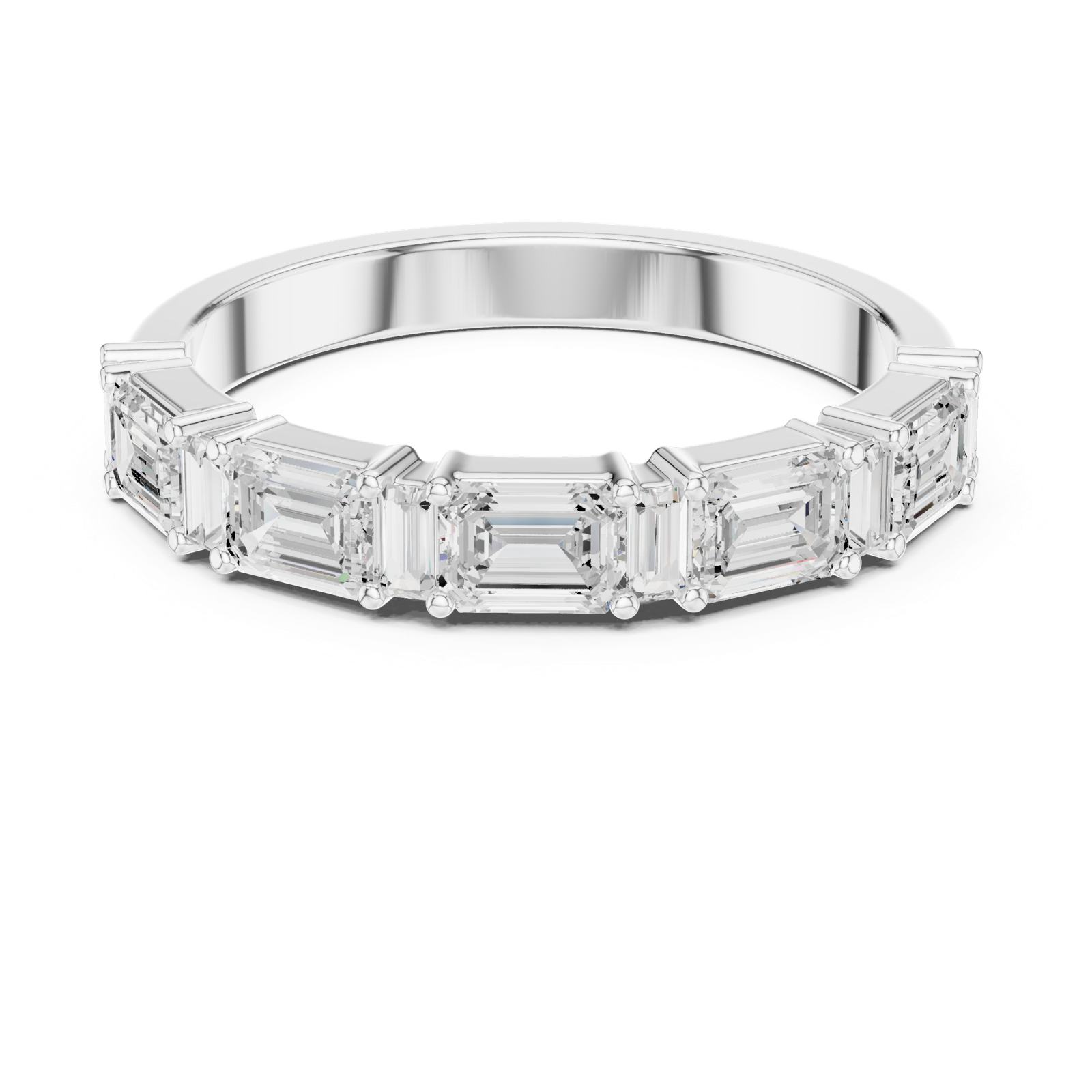 Gold Ring DDLR-385, White Gold, view 4