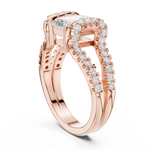 Gold Ring DDLR-409, Rose Gold