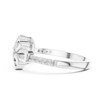 Gold Ring LR-01 (90), White Gold, view 3