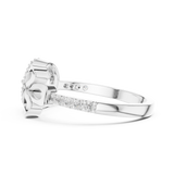 Gold Ring LR-01 (90), White Gold, view 3