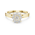 Gold Ring ALR-141, Yellow Gold, view 4