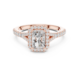 Gold Ring DDLR-913, Rose Gold, view 4