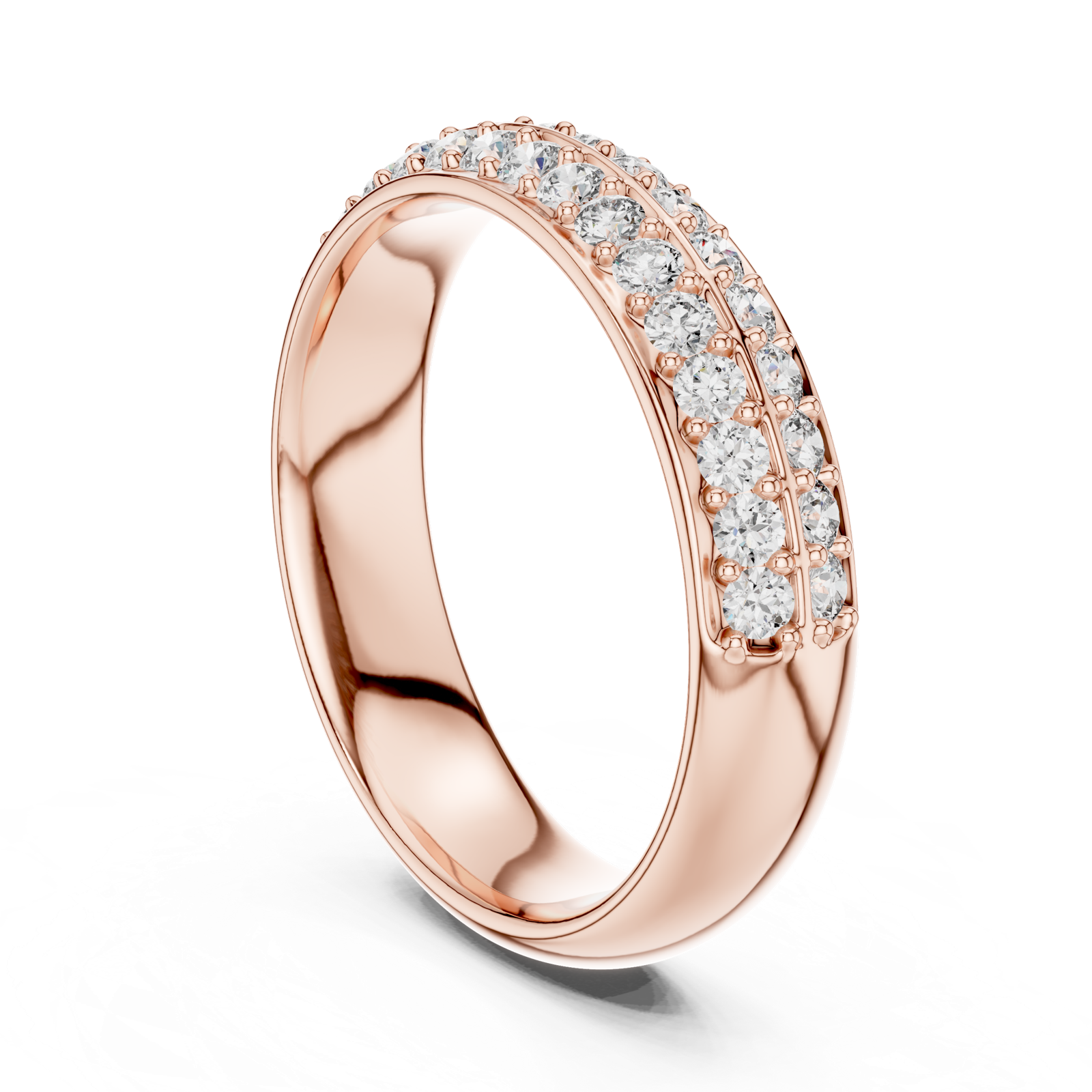 Gold Ring L03-549, Rose Gold